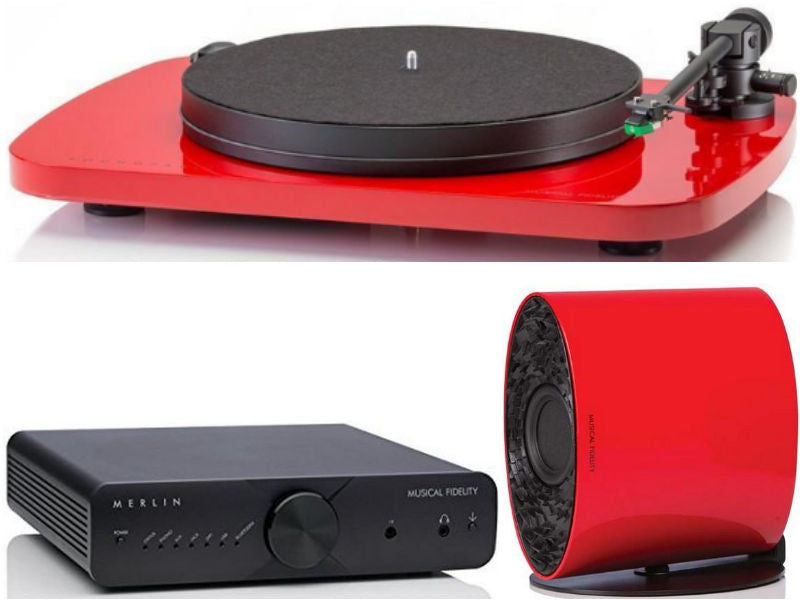 Merlin Multi Format Audio System RED + Roundtable Turntable *Display Model*
