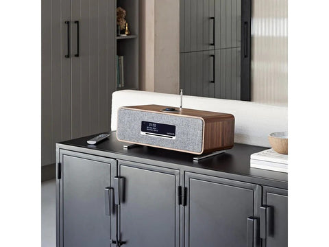 R3S Compact Music System Walnut