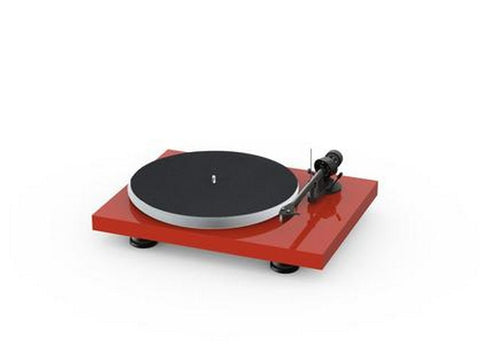 Debut Carbon Evo Acryl Turntable High Gloss Red with Ortofon 2M Red Cartridge