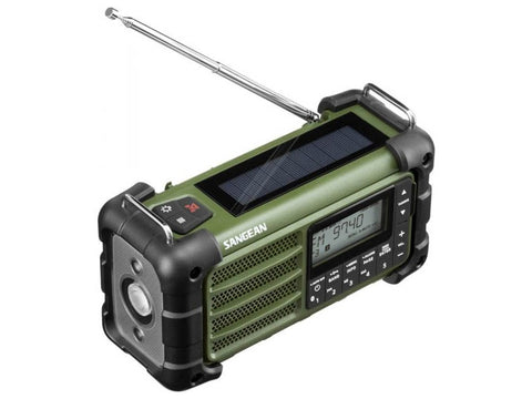 MMR-99 FM/AM Portable Utility Radio Rain/Dust/Shock Resistant - Forest Green