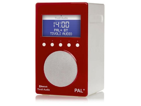 PAL+ BT DAB+/FM Portable Radio with Bluetooth Red