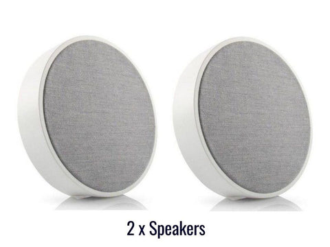 2 x ART ORB Wireless Speakers White