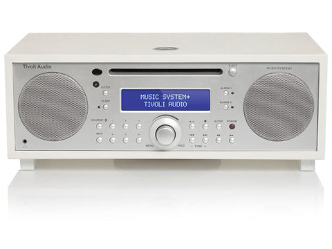 Tivoli Music System+ FM/DAB+ Micro Hi-Fi System CD Player Bluetooth WHITE