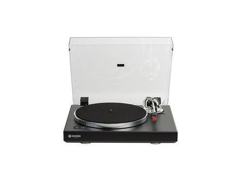 M600 Audiophile Manual Sub-chassis High Gloss Black Turntable with Ortofon Quintet Red Cartridge & Dustcover