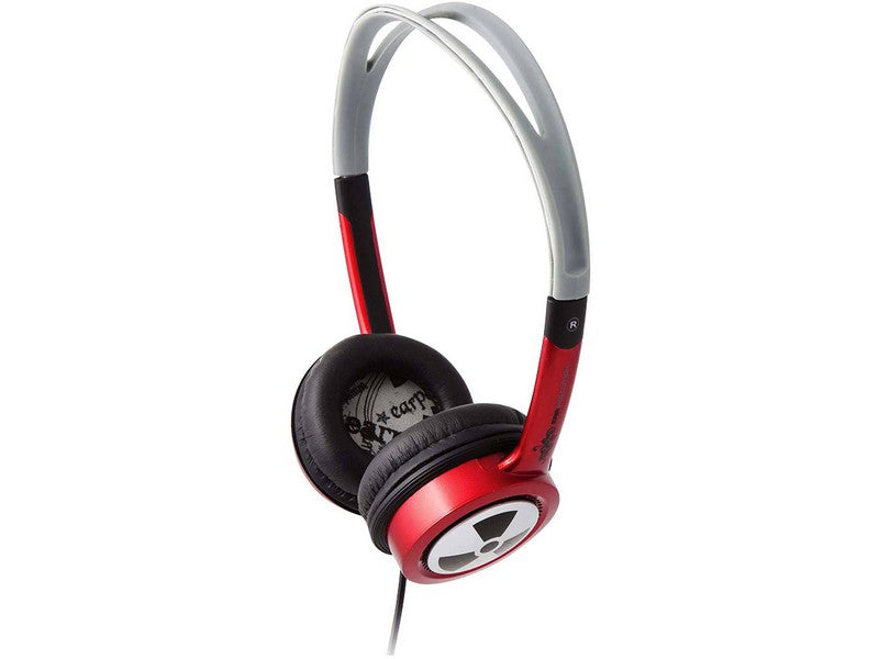 Ear Pollution Toxix Wired Headphones Red