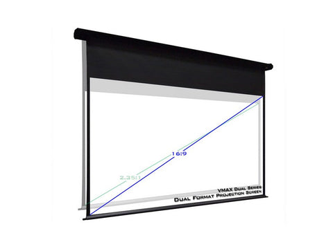 VMAX Dual Series Electric Projector Screen with Remote Control