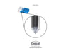 VMN10CB Conical Replacement Stylus/Needle for VM510CB