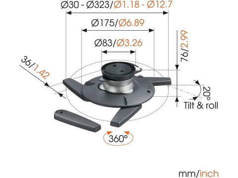 EPC 6545 Projector Ceiling Mount