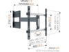 THIN 546 Extra Thin Full-Motion Wall Mount for OLED TVs Black
